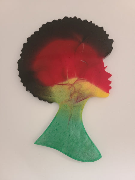 Afro Woman Coaster/Prop