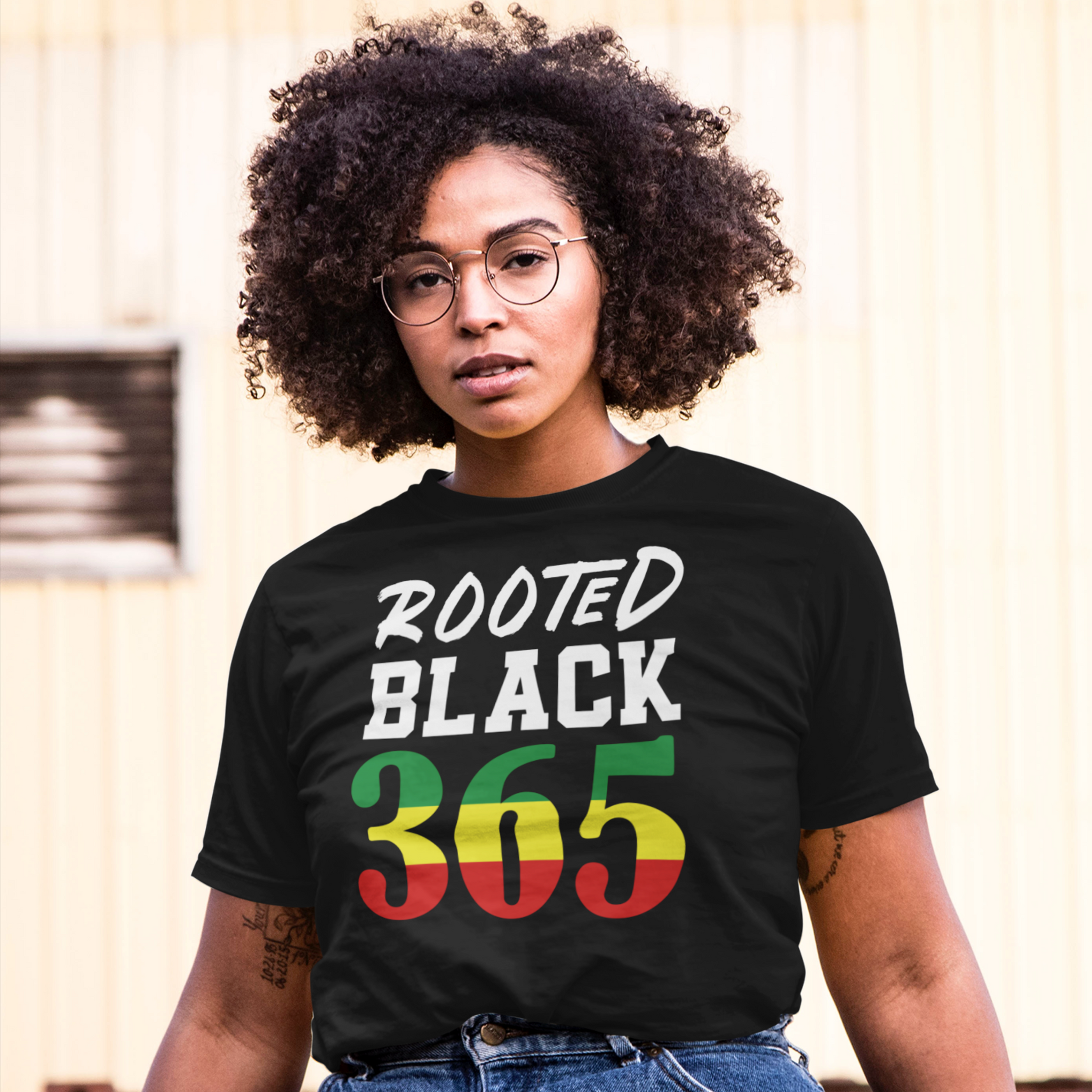 Rooted Black 365 T-shirt