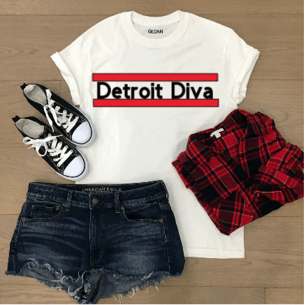 Detroit Diva T-shirt